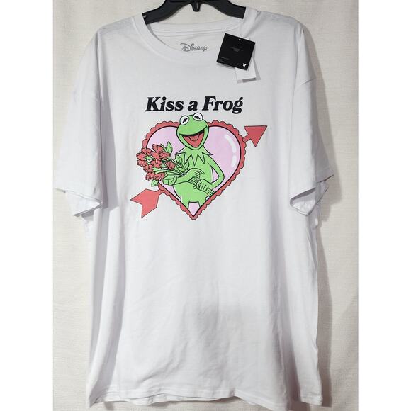 Kermit ''Kiss a frog'' men's XXL shirt - Picture 4 of 5